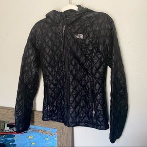 The North Face Packable Hooded Black Puffer Coat